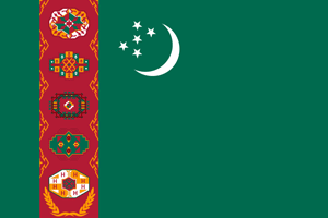 Флаг: Туркменистан