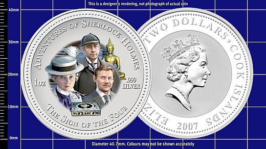 The Adventures of Sherlock Holmes Silver Coin Set — New Zealand Mint Ltd.