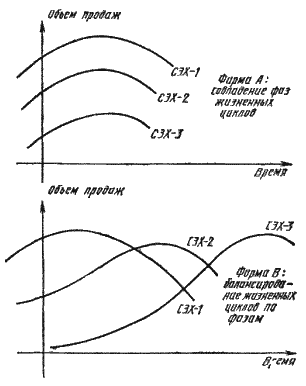 Рисунок 2.3.1. Сопоставление двух наборов стратегических зон хозяйствования