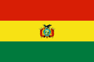 Флаг: Многонациональное Государство Боливия