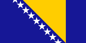 Флаг: Босния и Герцеговина