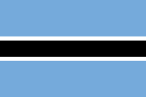 Флаг: Республика Ботсвана