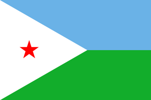 Флаг: Республика Джибути