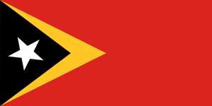 Флаг: Демократическая Республика Восточный Тимор