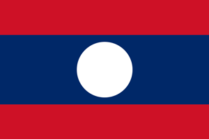Флаг: Лаосская Народно-Демократическая Республика