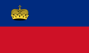 Флаг: Княжество Лихтенштейн