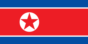 Флаг: Корейская Народно-Демократическая Республика