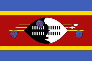Флаг: Королевство Свазиленд