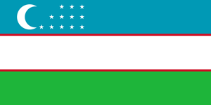 Флаг: Республика Узбекистан