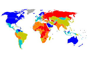Индекс удовлетворённости жизнью в странах мира